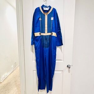 Fallout Vault 33 Dweller Blue Jumpsuit Cosplay Costume Outfit Small halloween
